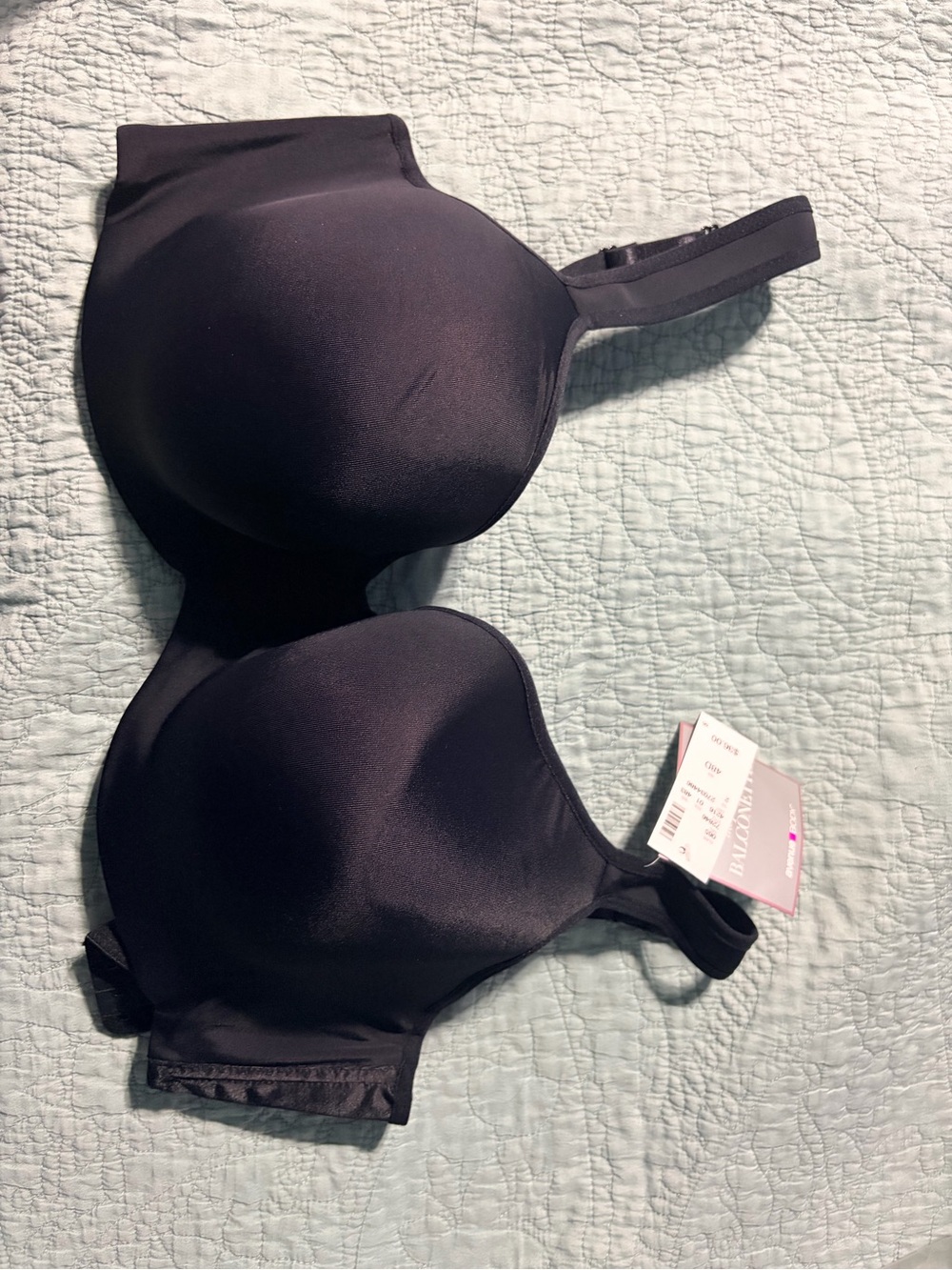 Avenue Black Smooth T-Shirt Bra